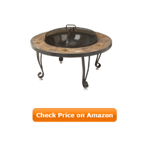Amazonbasics 34 Inch Natural Stone Fire Pit With Copper Accents (1)