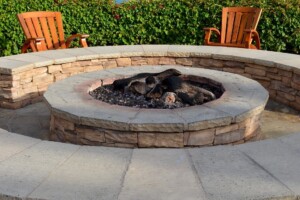 What to put under a fire pit