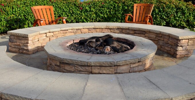 What to put under fire pit