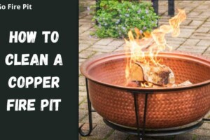 How to clean a copper fire pit