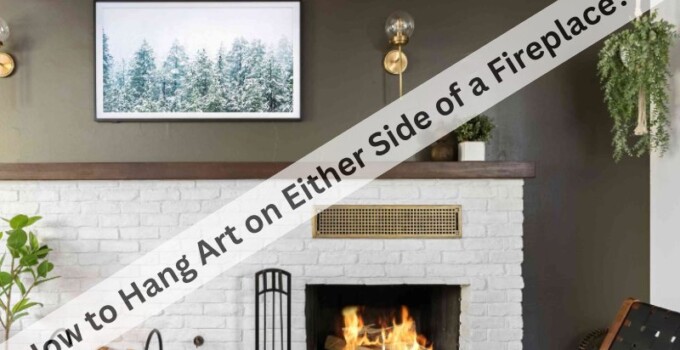 How to Hang Art on Either Side of a Fireplace